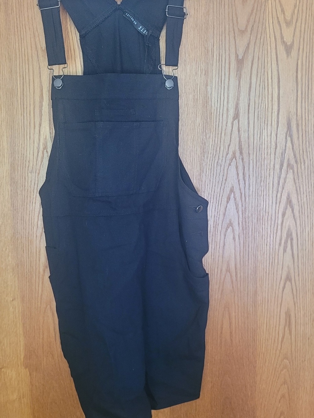 Cotton On Black Overalls with Adjustable Straps